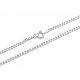 Srebrny łańcuszek 45 cm Pancerka 050