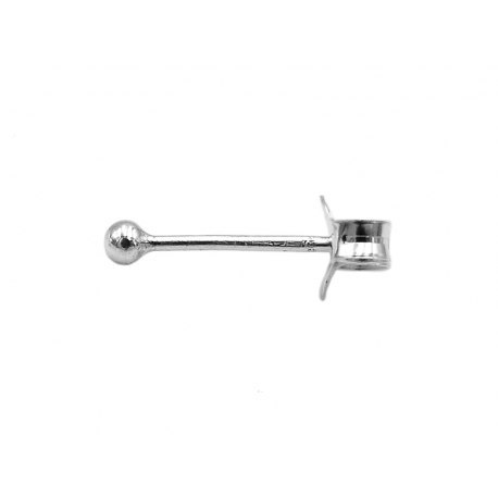 Srebrny kolczyk kuleczka kulka 2,5 mm