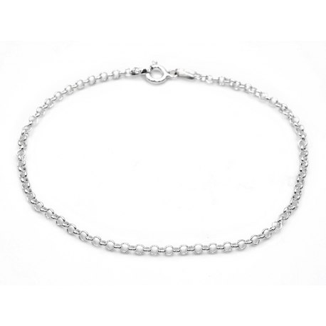 Srebrna 925 bransoletka rolo baza charms 19cm