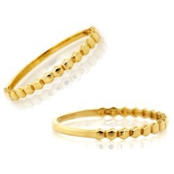 Pierścionek złoty 375 obrączka + pudełko