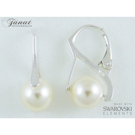 Perły Swarovski 2x8 mm Crystal Cream