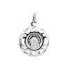 Medalik srebrny wisiorek okrągły Matka Boska Fatimska ażur DEW-21