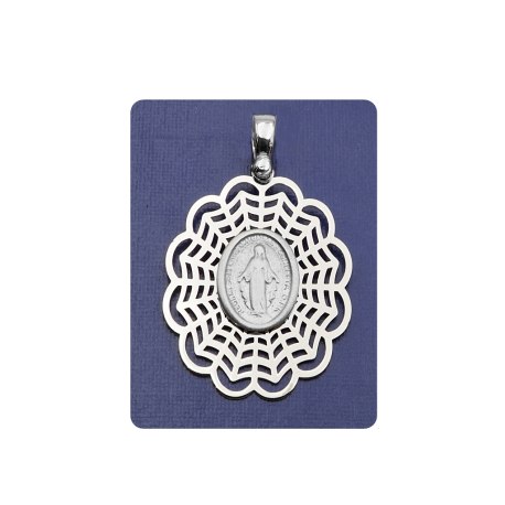 Medalik srebrny wisiorek Matka Boska z Dzieciątkiem DEW-23