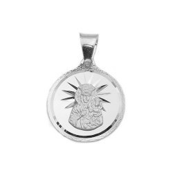 Medalik srebrny Matka Boska Częstochowska DEW-34