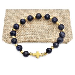 Bransoletka różaniec na rękę Noc Kairu sakwa