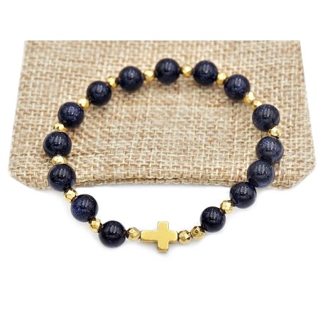 Bransoletka różaniec na rękę Noc Kairu sakwa