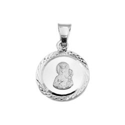 Medalik srebrny Matka Boska Częstochowska DEW-65