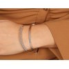 Srebrna 925 bransoletka sztywna bangle