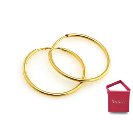 Kolczyki złote 375 koła kółko 22 mm szarniry