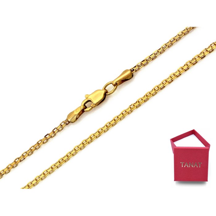 Łańcuszek złoty 585 14K Bismark 45 cm - 1,46 g