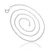 Łańcuszek 50cm - kulki 1,0mm