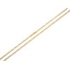 Złoty łańcuszek łańcuch 585 14K Figaro 45 cm