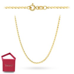 Złoty łańcuszek 585 14K ozdobny gucci 45 cm