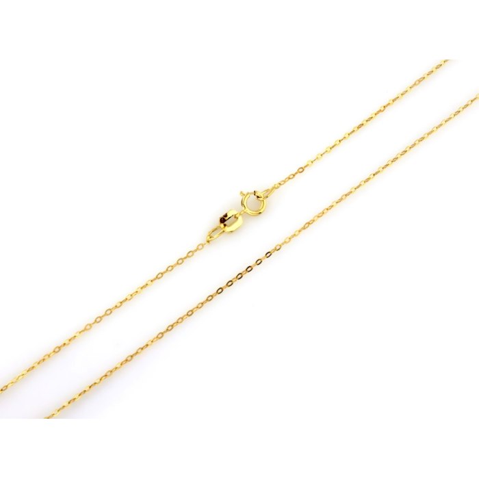 Łańcuszek złoty 585 14K Ankier Anker 45 cm - 0,9 g