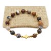 Różaniec na rękę bransoletka damska dziesiątka Granat rękodzieło