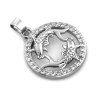 Srebrny wisiorek 925 znak zodiaku ryby