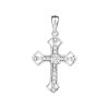 Krzyżyk srebrny srebro 925 wysadzany cyrkoniami DEW-96