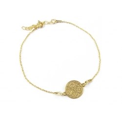 Pozłacana bransoletka w stylu FOLK