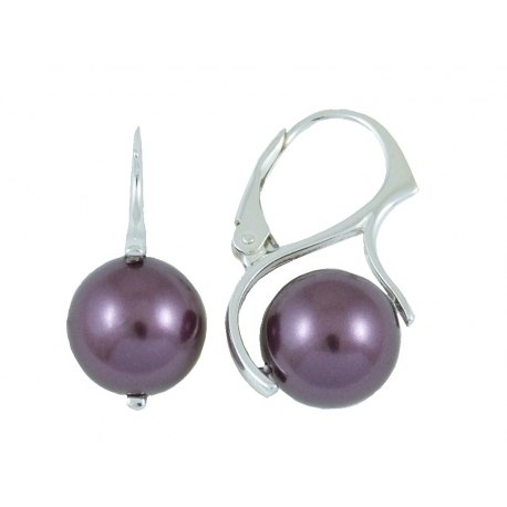 Perły Swarovski 2x10 mm Crystal Burgund
