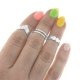 Srebrny pierścionek knuckle ring