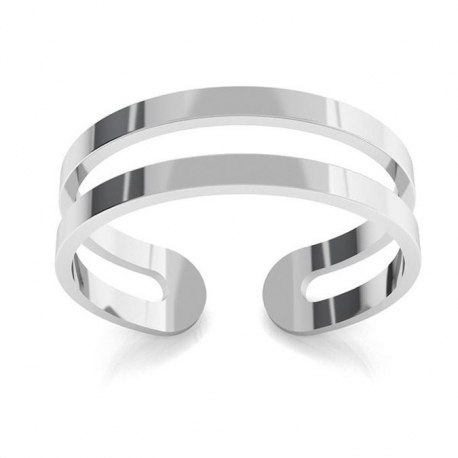 Srebrny pierścionek knuckle ring
