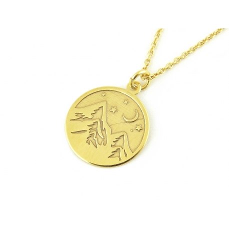 Naszyjnik góry nocą