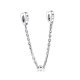 Srebrny stoper do bransoletki Beads serca