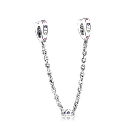 Srebrny stoper do bransoletki Beads serca