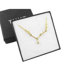 Pozłacany naszyjnik znak zodiaku konstelacja rak