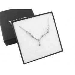 Srebrny naszyjnik znak zodiaku konstelacja rak