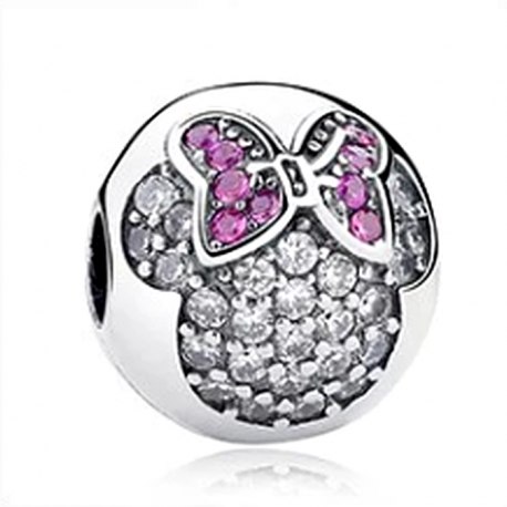 Srebrny koralik modułowy myszka Mini Beads