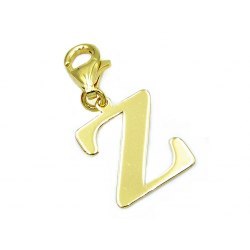 Pozłacany charms przywieszka literka Z