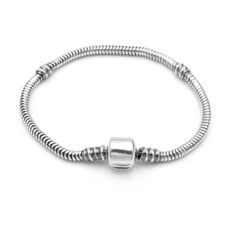 Srebrna bransoletka baza do koralików beads
