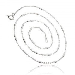 Srebrna bransoletka Ankier patyczki