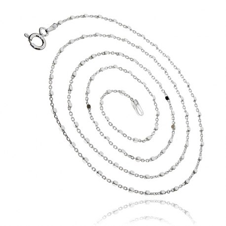 Srebrna bransoletka kosteczki